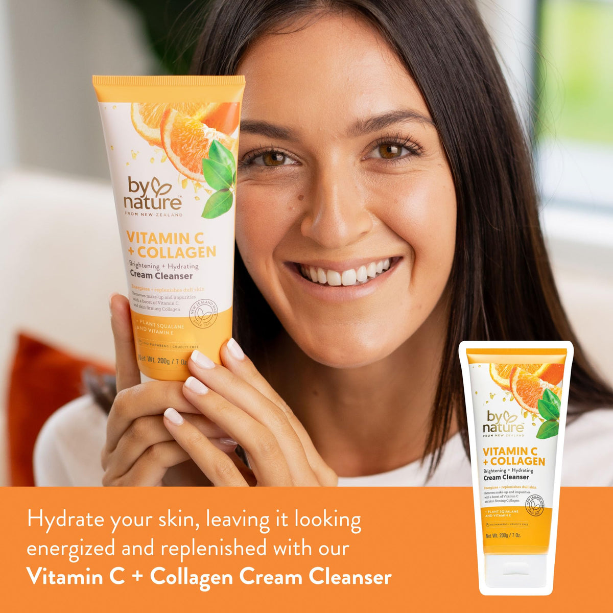 Vitamin C + Collagen Face Cream Cleanser - 7 oz
