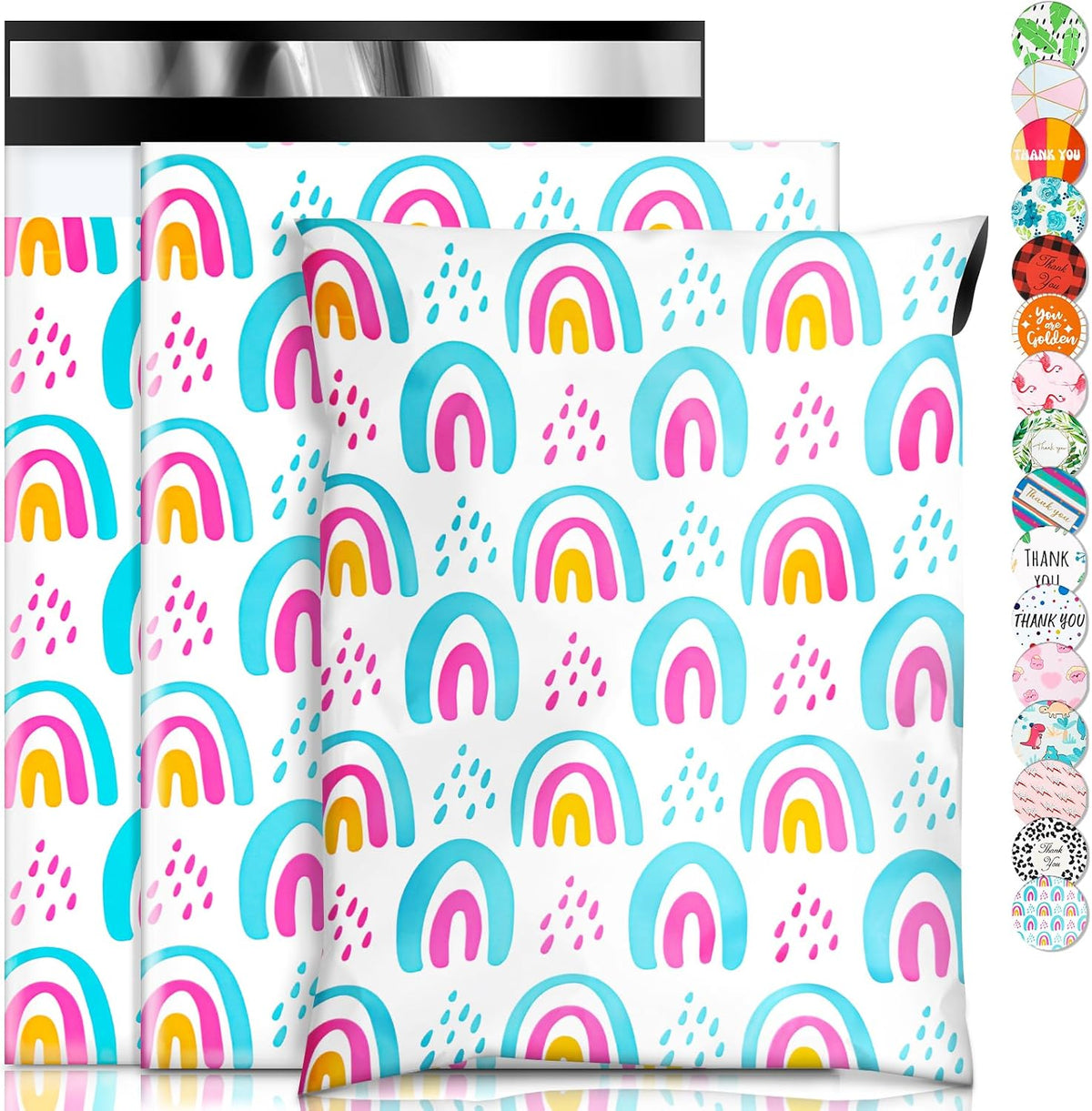 Poly Mailers 10x13, 100Pack Shipping Bags, Self-Seal Polymailers Mailers Poly Bags, Packaging Bags for Small Business