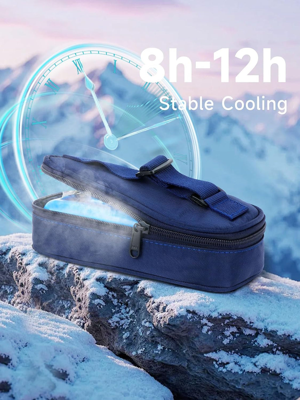 Insulin Vials Cooler Travel Case - TSA Approved peptide case