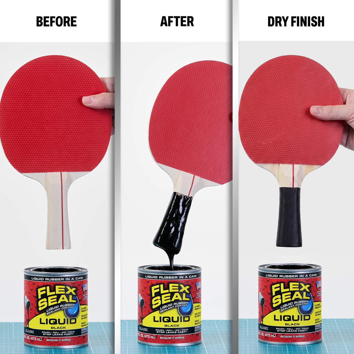 Rubber Sealant Coating, Waterproof, Black, 16 oz
