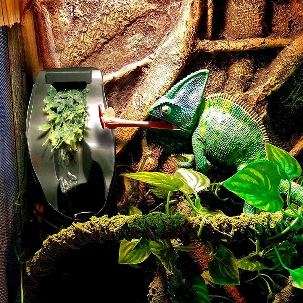 Reptile Chameleon Cantina Drinking Fountain Water dripper Comes with Feeding Tongs and Frosted Tweezer for Lizard