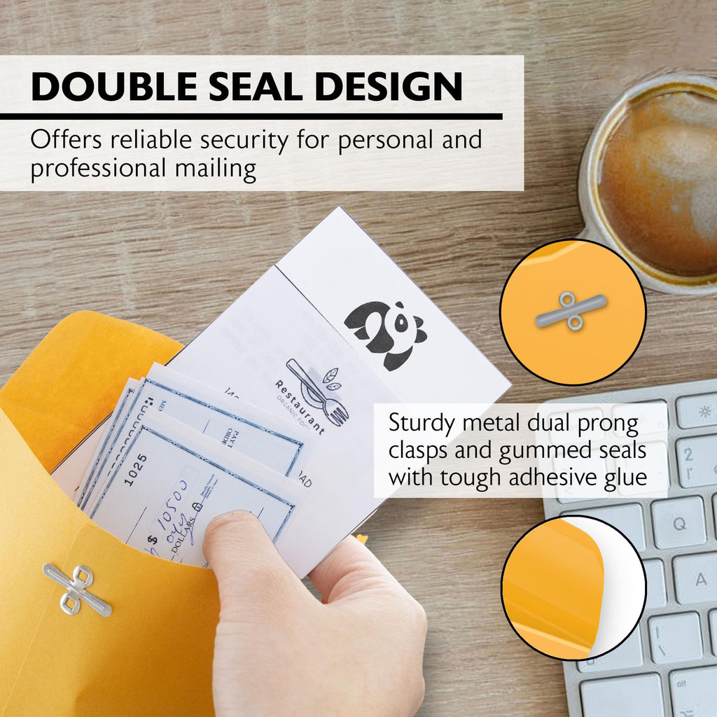 6 x 9 in Manila Clasp Envelopes, 5 Ct, 48-Case