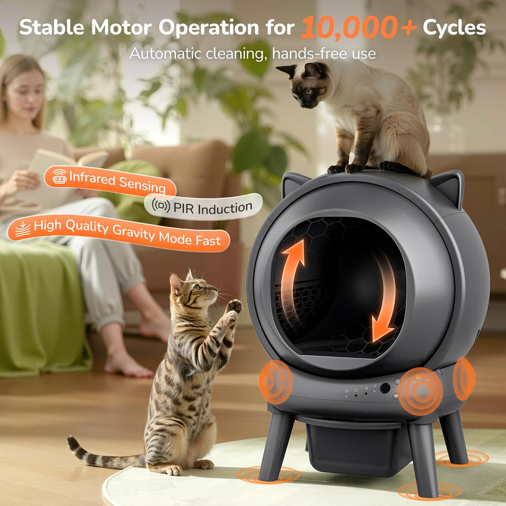 Automatic Self Cleaning Litter Box, Cat Litter Box, Robot Litter Box