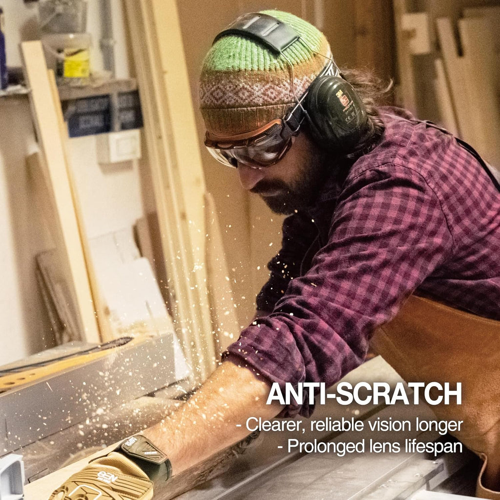 Safety Goggles SG220, Wide-Vision Lab & Chemical Splash Eye Protection, Anti-Fog & Scratch Resistant, Soft Seal