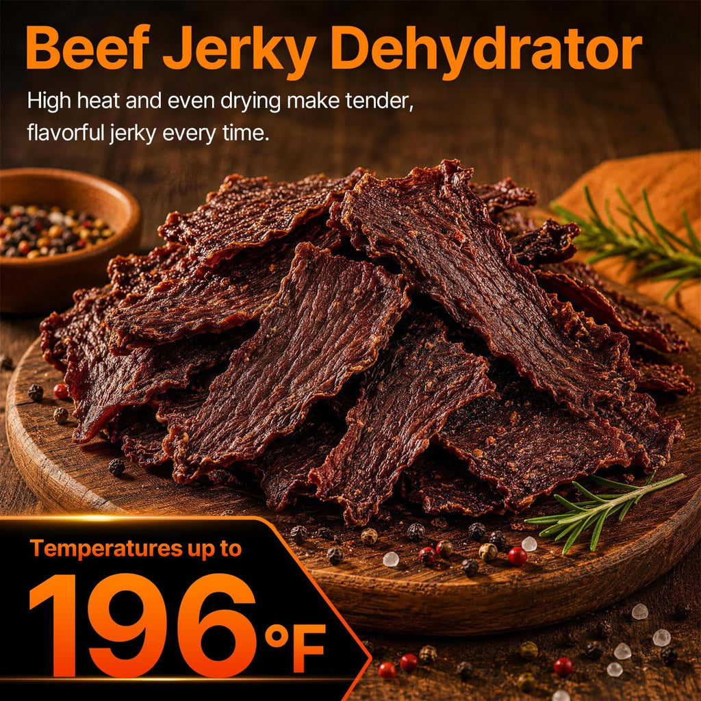 10 Tray Food Dehydrator Machine for Jerky, Fruit, Herb & Dog Treats