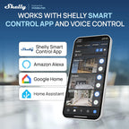 Ogemray Smart Relay Switch, 25A, Power Metering, Wi-Fi & Bluetooth, 6000W