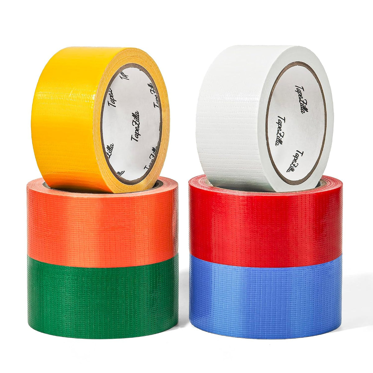 6-Pack Rainbow Colored Duct Tape 2 Inch x 22 Yards Waterproof Heavy Duty