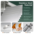 36-Inch Stainless Steel Work Table with Cabinet
