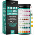 Aquarium Test Strips - 9-in-1 Aquarium Test Kit with eBook - Aquarium Water Test Kit with Quick and Accurate Fish