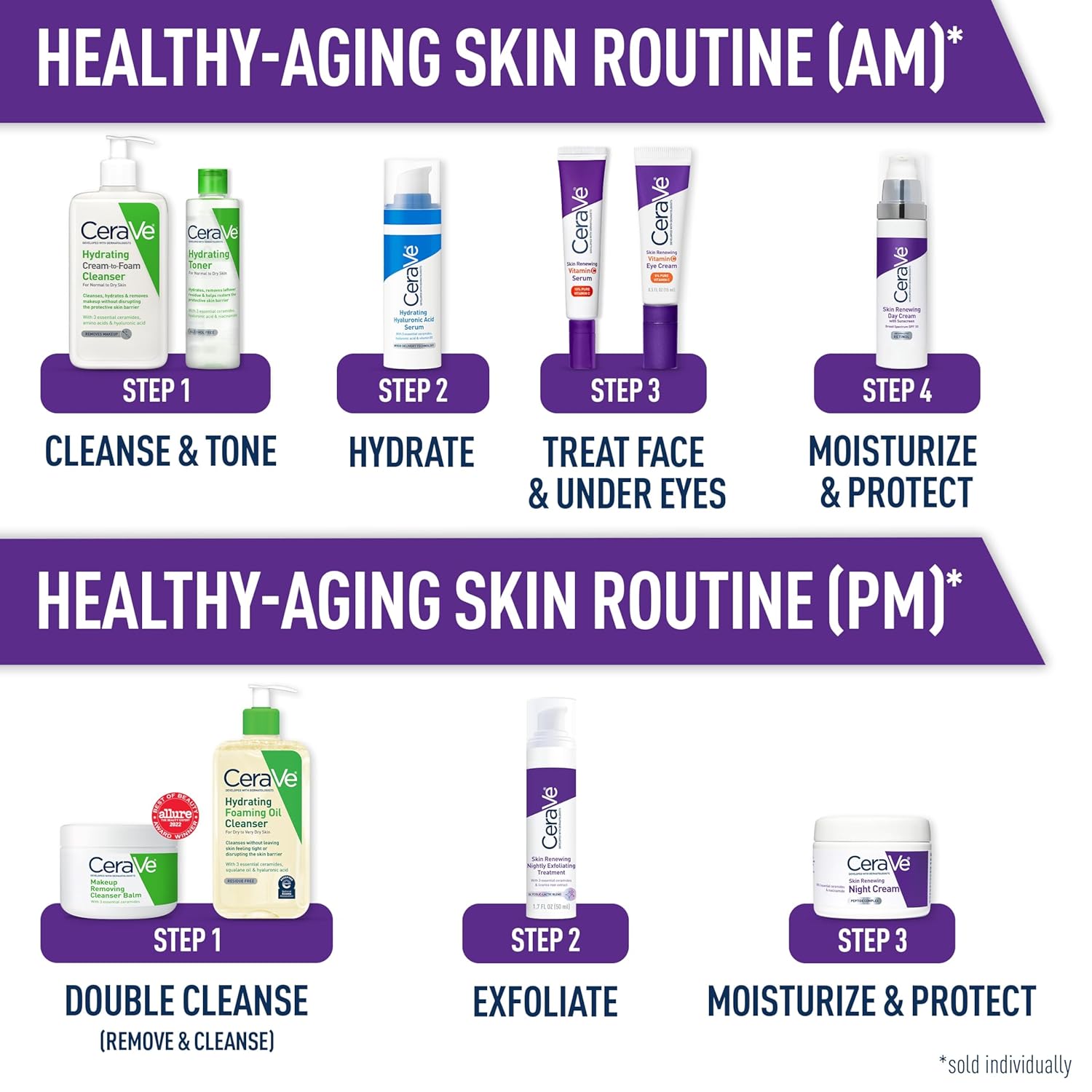 Skin Renewing Night Cream, Peptide Complex, Hyaluronic Acid & Ceramide Moisturizer for Face, 1.7 Ounce