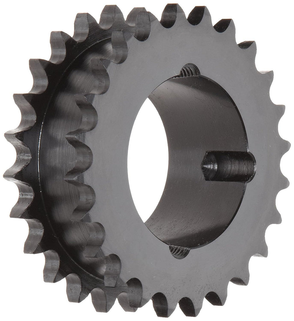 Tsubaki DS40ATL23 Roller Chain Sprocket, Double Strand, Taperlock Design, Hardened Teeth, 1615 Bushing Required, 23 Teeth, #20 ANSI No., 1/2" Pitch