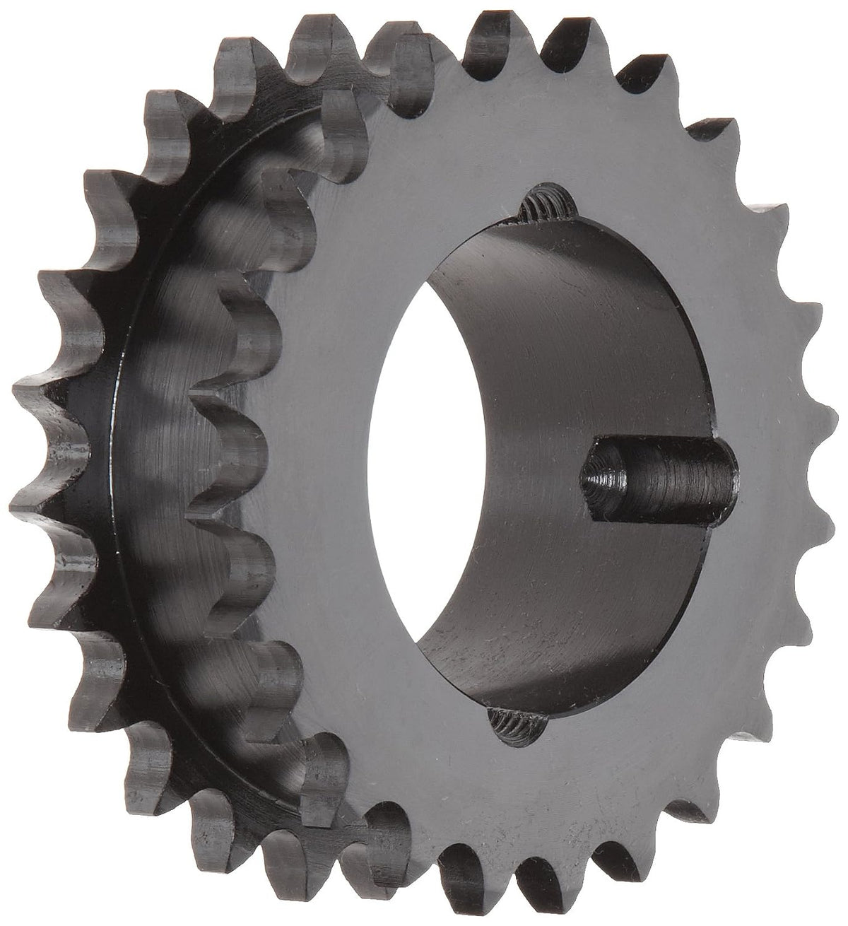 Tsubaki DS40ATL23 Roller Chain Sprocket, Double Strand, Taperlock Design, Hardened Teeth, 1615 Bushing Required, 23 Teeth, #20 ANSI No., 1/2" Pitch