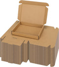 100 Pack 7x5x1 inch Small Shipping Boxes, Brown Mailing Boxes