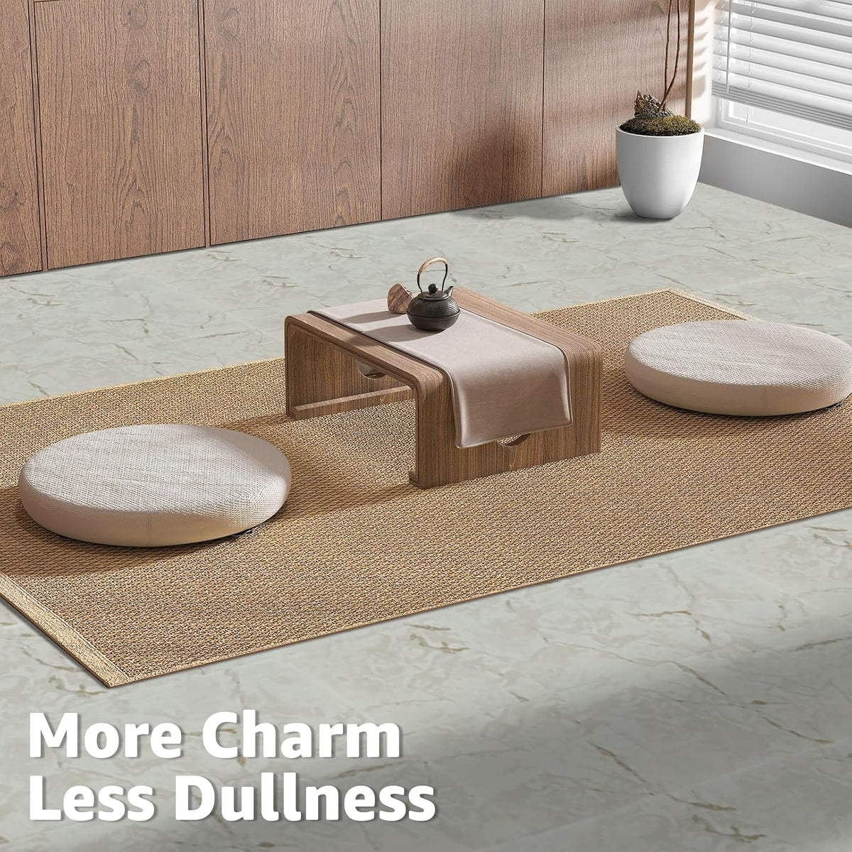 30-Pack Peel and Stick Floor Tiles, 12" x 12", White Grey Vein Marble