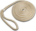 Double Braided Nylon Dock Line - Boat Rope - Marine and Pontoon Accessories - Braided, Reinforced Boat Ropes and Ties