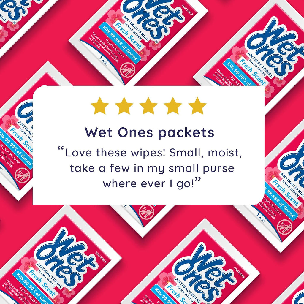Singles Antibacterial Hand Wipes, Fresh Scent, 24 ct (6 Pack)