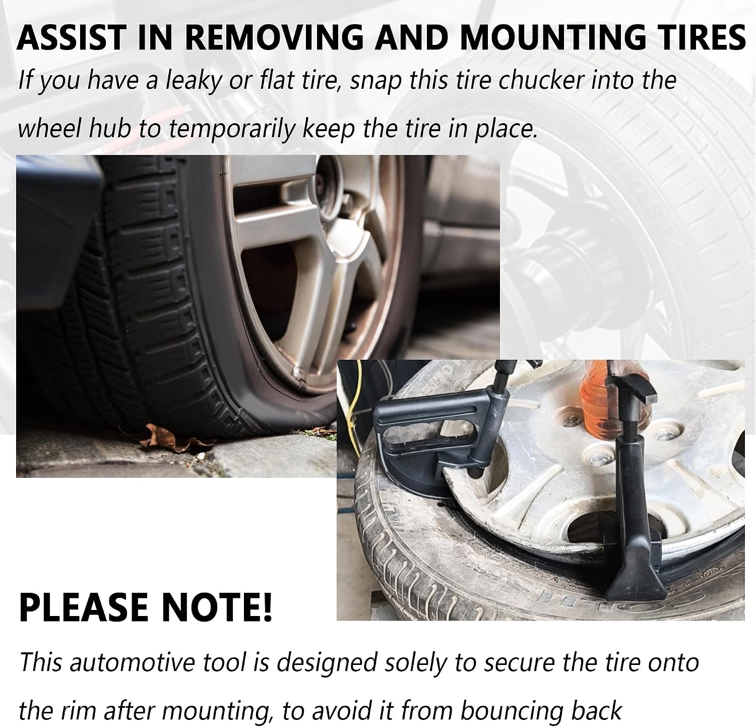 2PCS Car Tire Changer,Portable Tire Bead Breaker Tool Tire Tools for Changing Tires,Universal Tire Mounting Tools