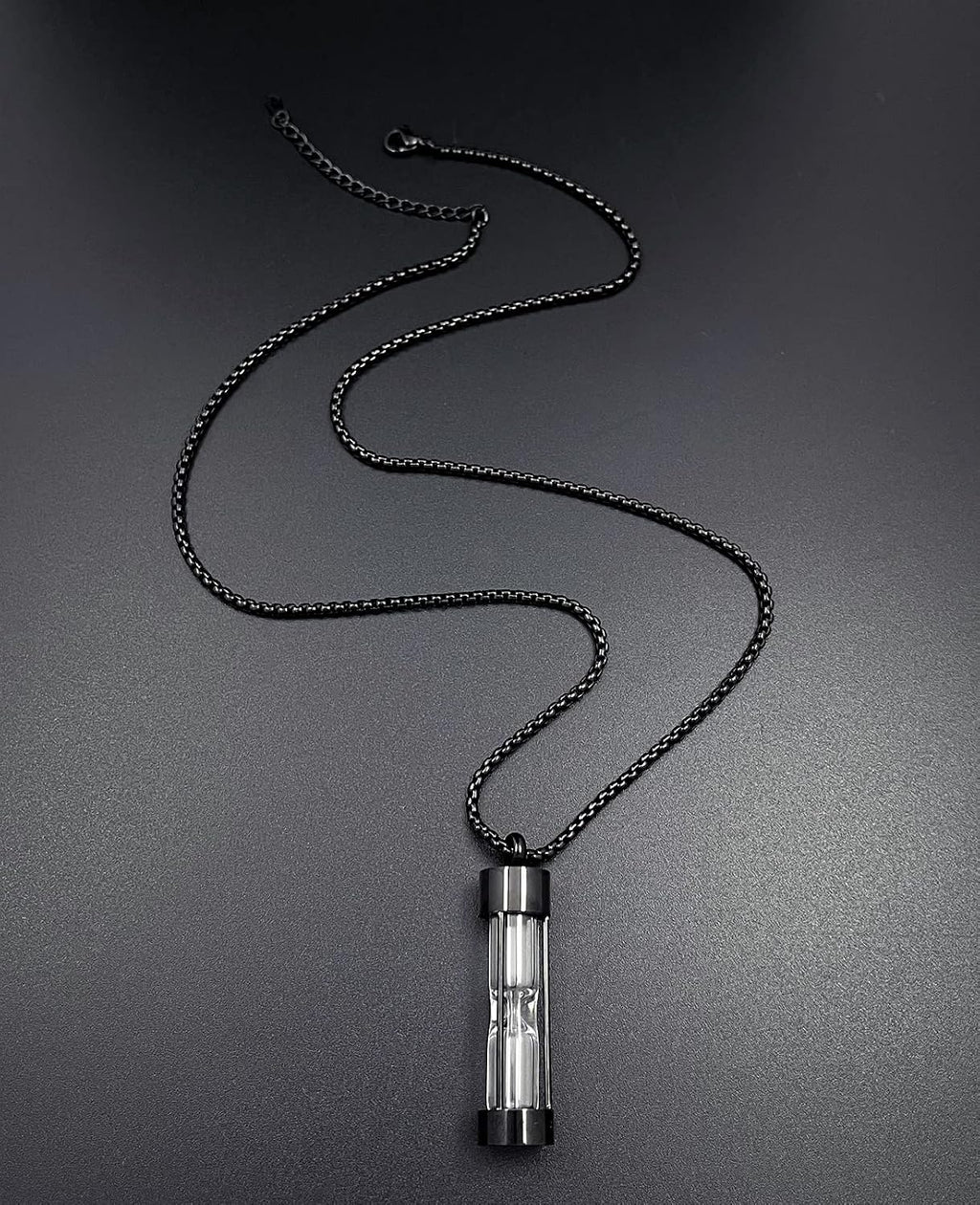 Urn Necklace for Ashes Timeless Hourglass Memorial Pendant Keepsake Cremation Jewelry for Human Pet Ashes