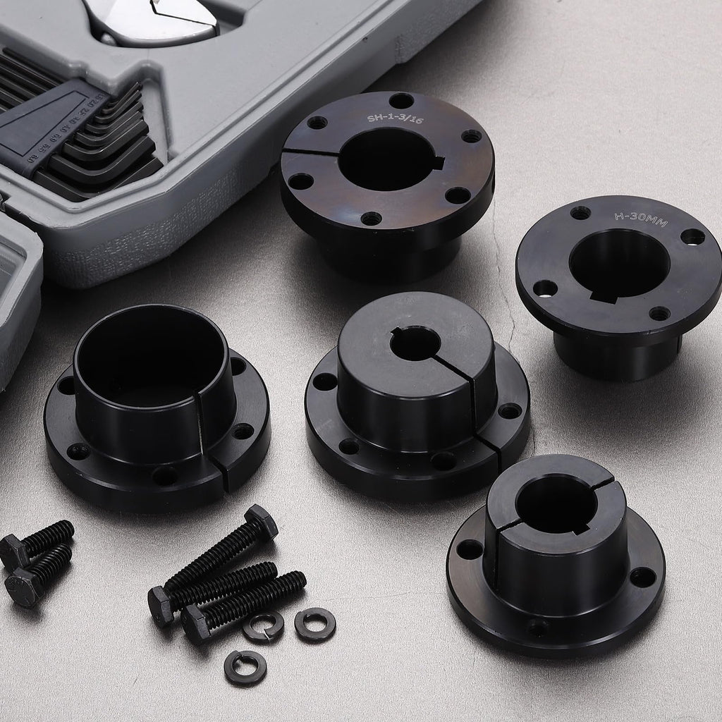 DTGN Split Taper Bushing 30mm Bore C45 Steel Locking Bushings