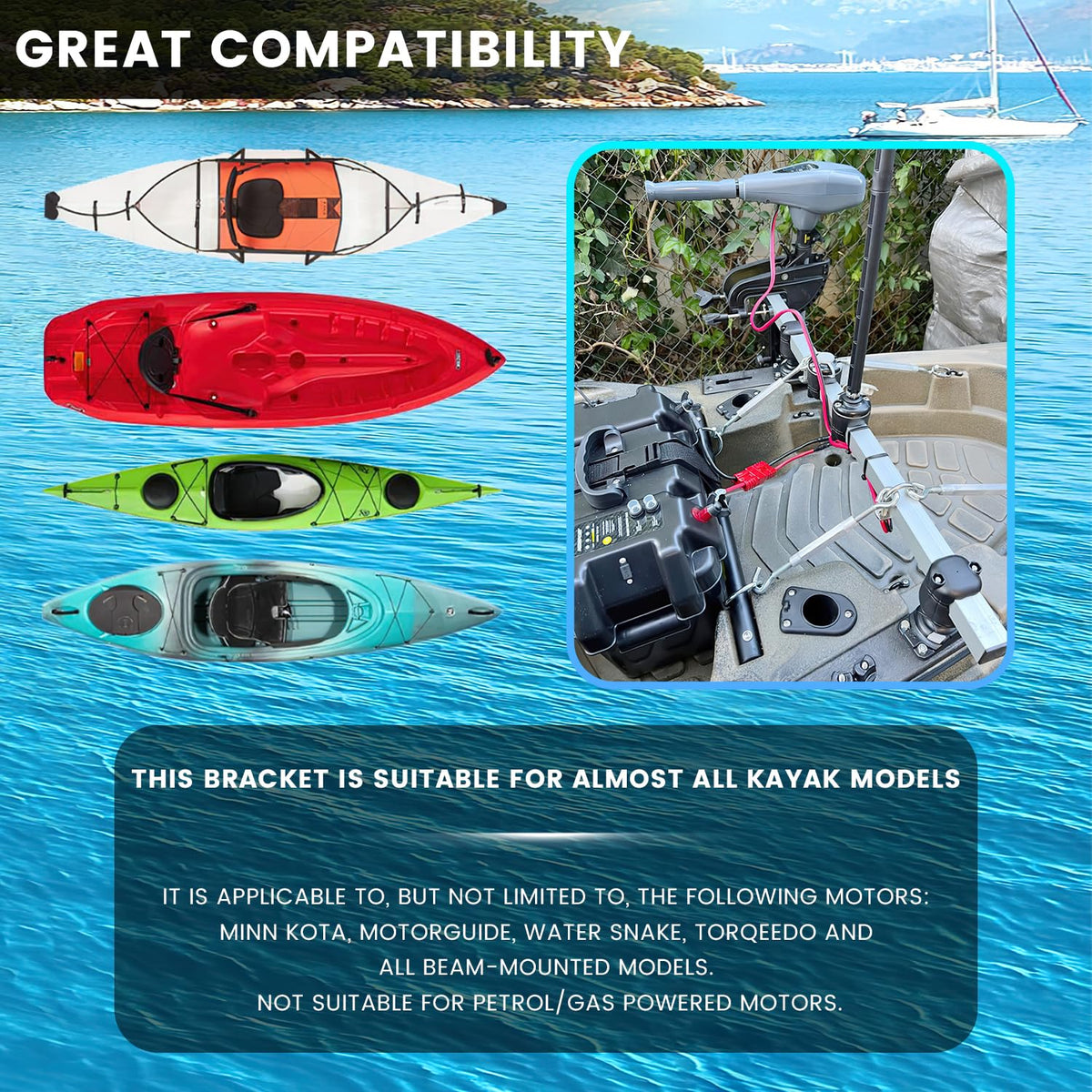 Universal Trolling Motor Mounts 04-4091-11 for Almost All Kayak Models