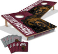 NCAA 2’ x 3’ Wood Cornhole Game with Logo Bags