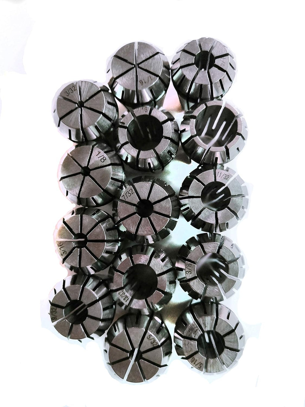 ER20 Spring Collet Set for CNC Engraving Machine and Milling Lathe Tool Workholding Engraving Collets(ER20-14pcs)