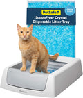ScoopFree Crystal Classic Self-Cleaning Litter Box, Gray