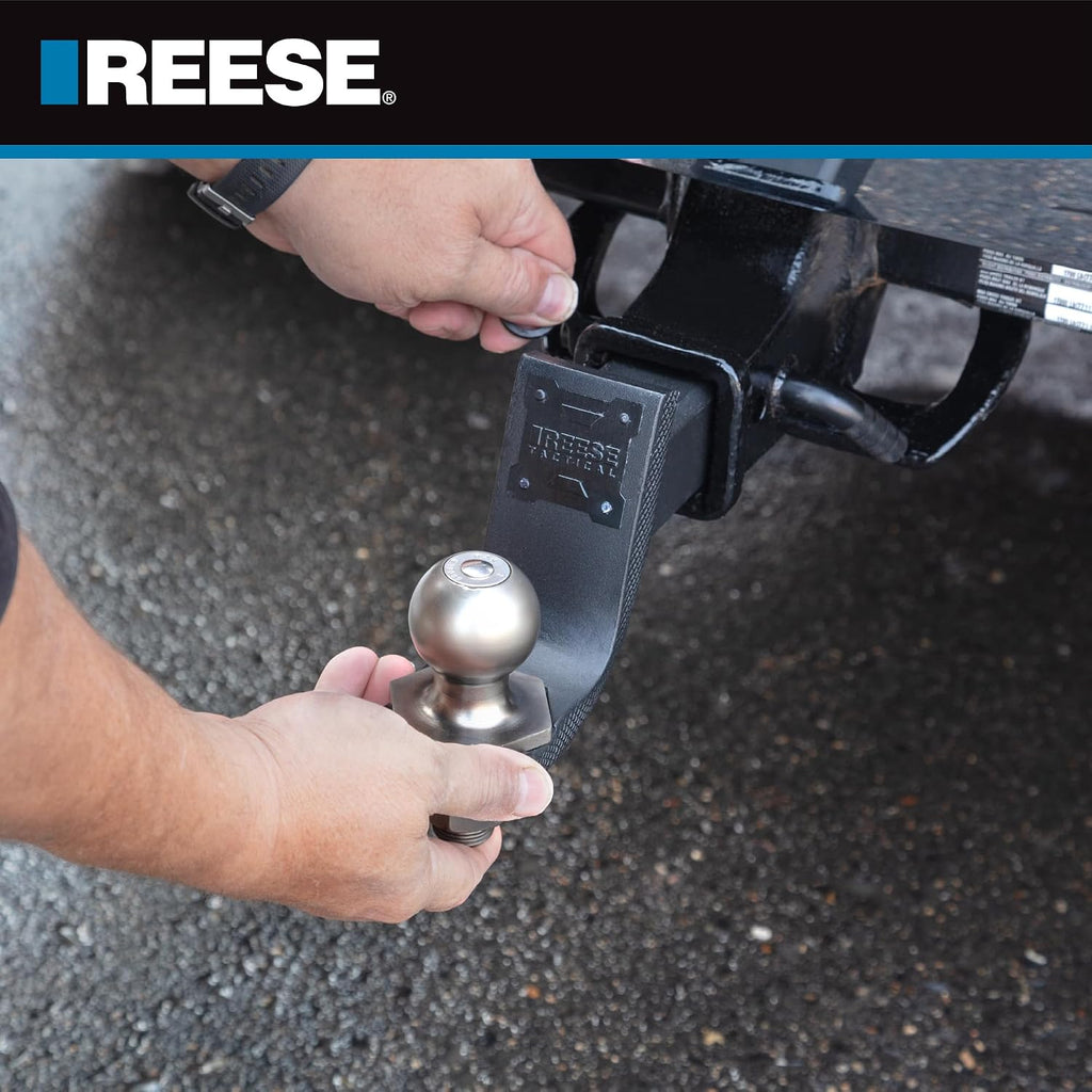 Towpower 7039200 Trailer Hitch Ball Mount, 2 Inch Square Receiver, 2 Inch Drop, 6,000 lbs. Capacity, Includes 2 Inch