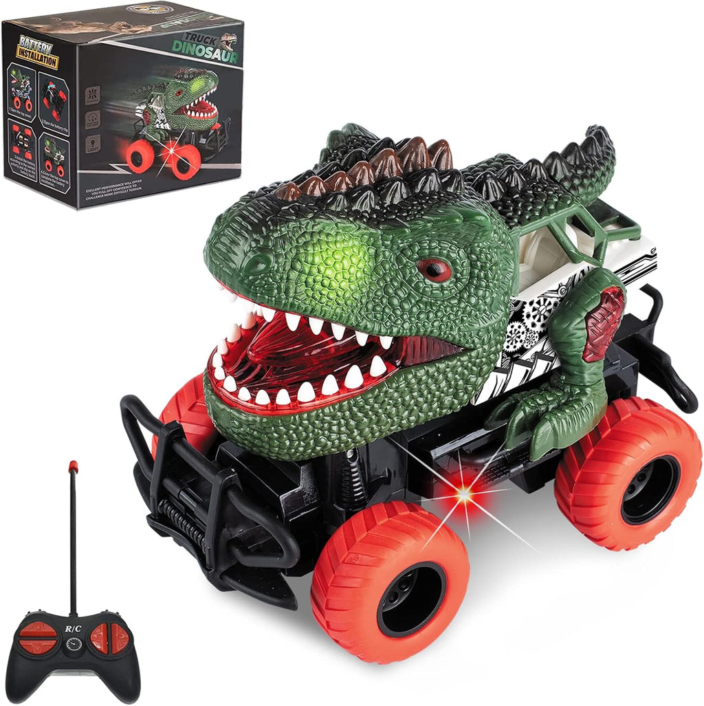 Dinosaur Toys Remote Control Car for Kids 3-7, Dino RC Car for Toddler Kids Toys Age 3 4 5 6 7 Boys and Girls