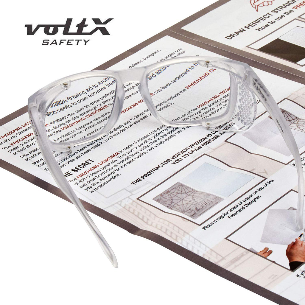 CRYSTAL Clear Full Lens Reading Safety Glasses +2.0 Dioptre
