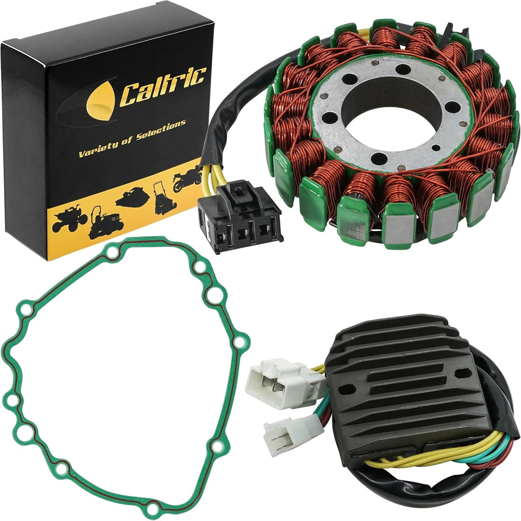 Caltric Stator & Gasket Rectifier Regulator Compatible With Honda Cbr600Rr 2003 2004 2005 2006
