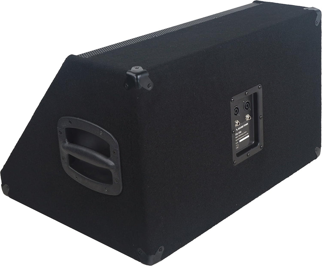 2-Pack Passive DJ PA Stage Monitor Speakers METIS-15M-PAIR 15” 600W with Compression Driver for Live Sound, Bar, Church