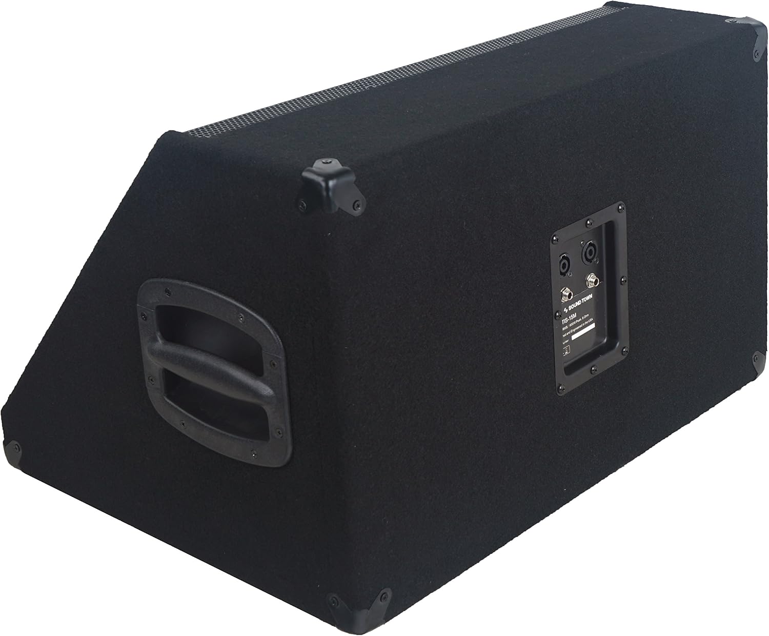 2-Pack Passive DJ PA Stage Monitor Speakers METIS-15M-PAIR 15” 600W with Compression Driver for Live Sound, Bar, Church