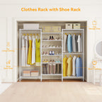 H12 Heavy Duty Clothes Rack, White