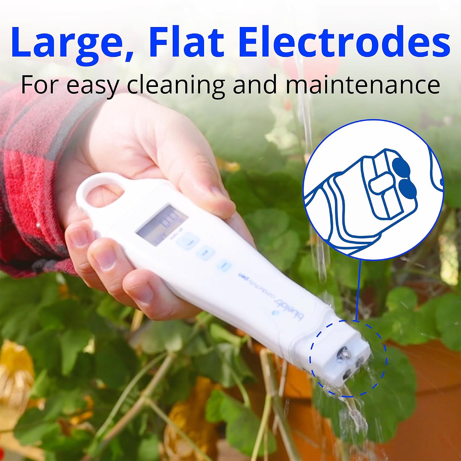 PENCON Conductivity Pen and Digital TDS Meter, Water Tester for Temperature and Nutrient (CF, EC, PPM 500, PPM 700)
