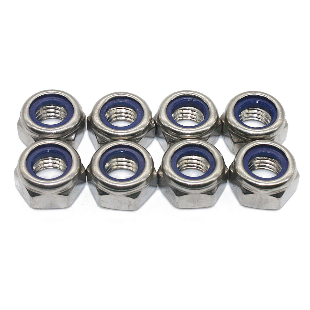 Fullerkreg M5 x 0.8mm Self-Locking Nylon Insert Hex Lock Nuts