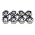 Fullerkreg M5 x 0.8mm Self-Locking Nylon Insert Hex Lock Nuts
