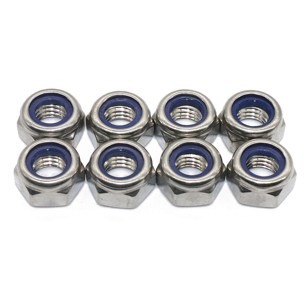 Fullerkreg M5 x 0.8mm Self-Locking Nylon Insert Hex Lock Nuts