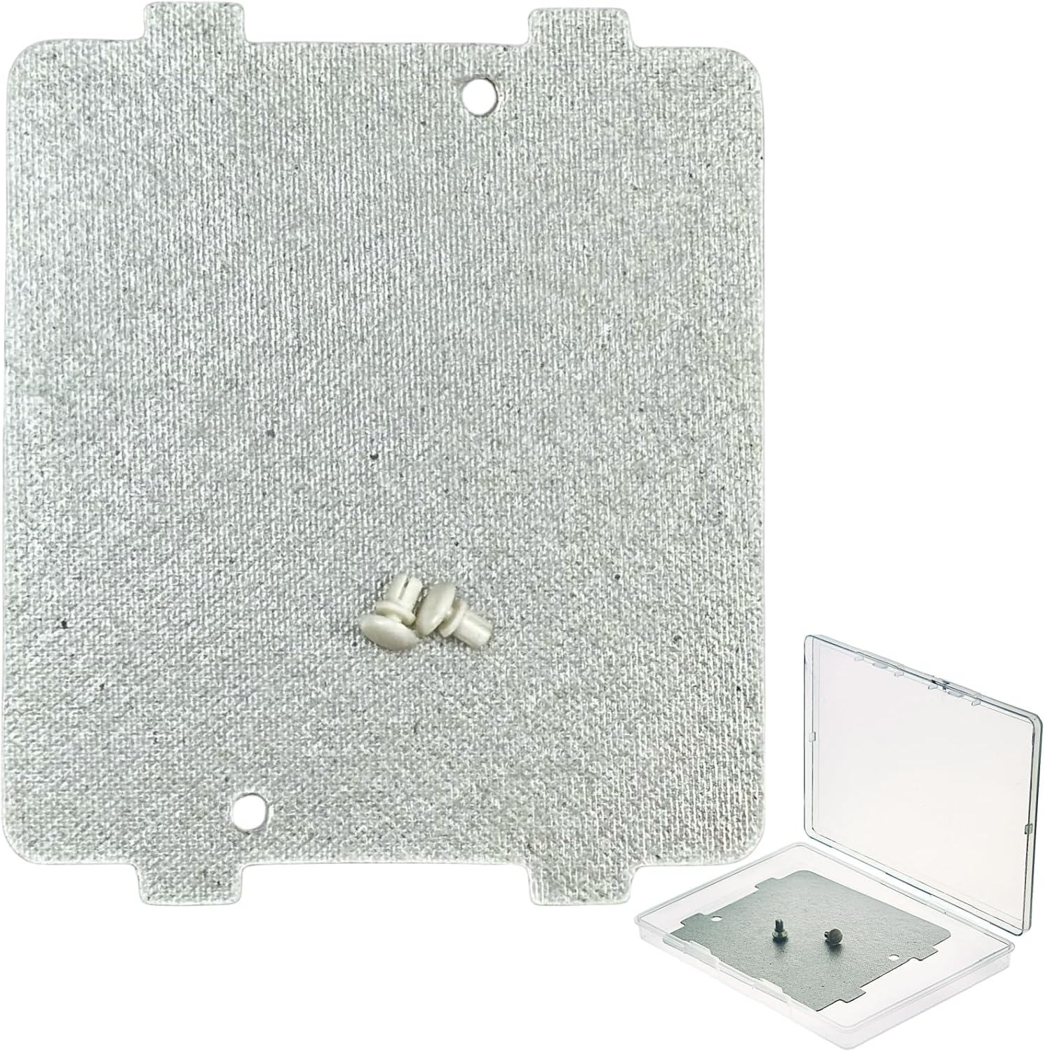 WB39X10034 Microwave waveguide Cover is Suitable for GE Microwave waveguide Cover Replacement, 3-7/8x4-1/4 inches