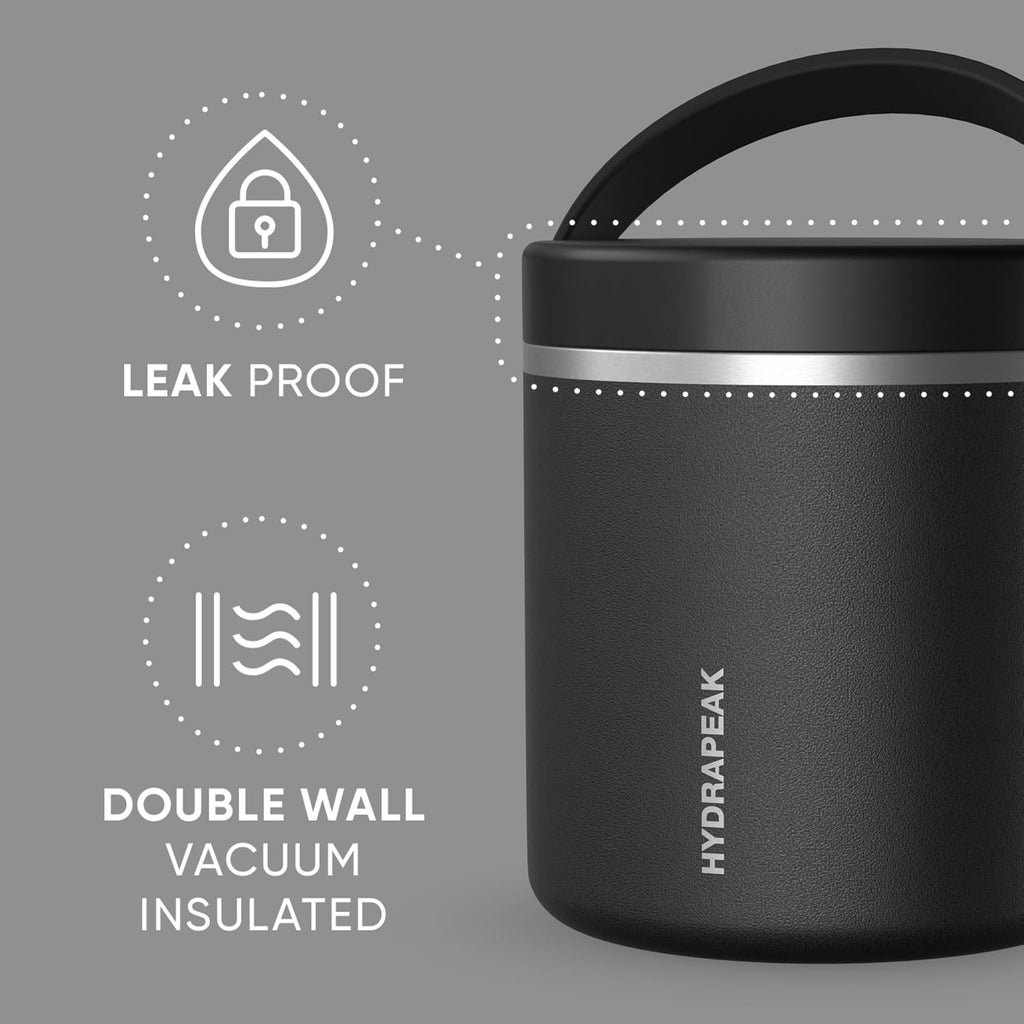 25oz Stainless Steel Vacuum Insulated Food Jar for Hot Food and Cold Food, Wide Mouth Leak-Proof Soup Jar for Adults