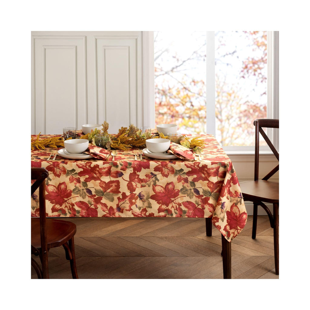 Home Fashions Harvest-Festival Fall Printed Tablecloth, 52" x 52", Square