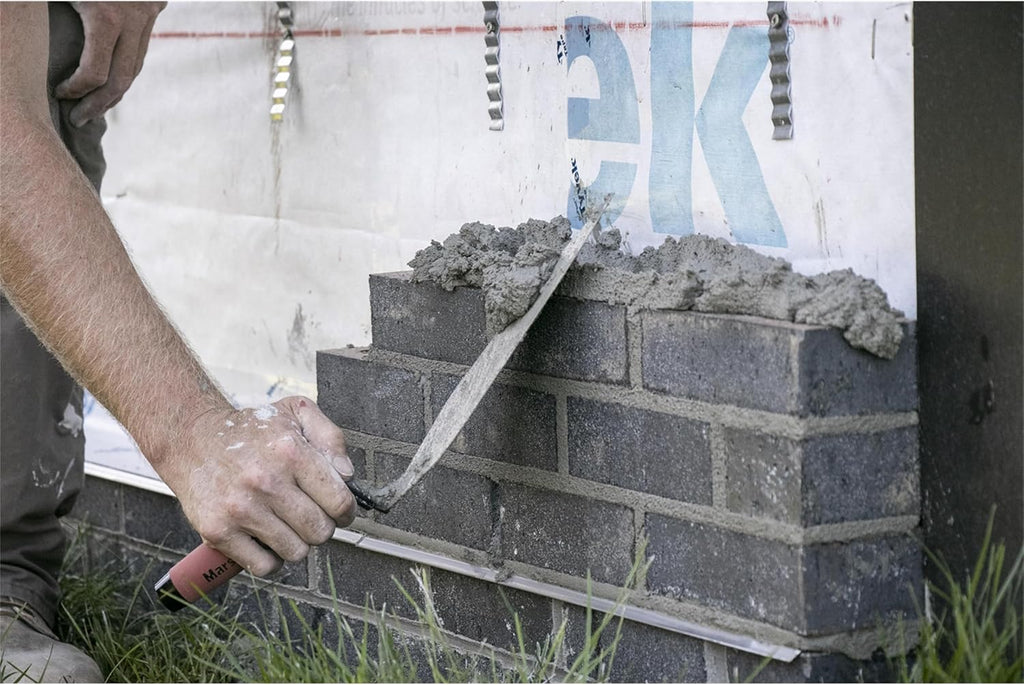 London Brick Trowel, 11 x 4 7/8 Inch, Assembled in the USA | Forged One-Piece High Carbon Steel Blade, Taper-Ground