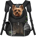Pet Dog Carrier Backpack, Ventilated Mesh Small Dog Front Backpack