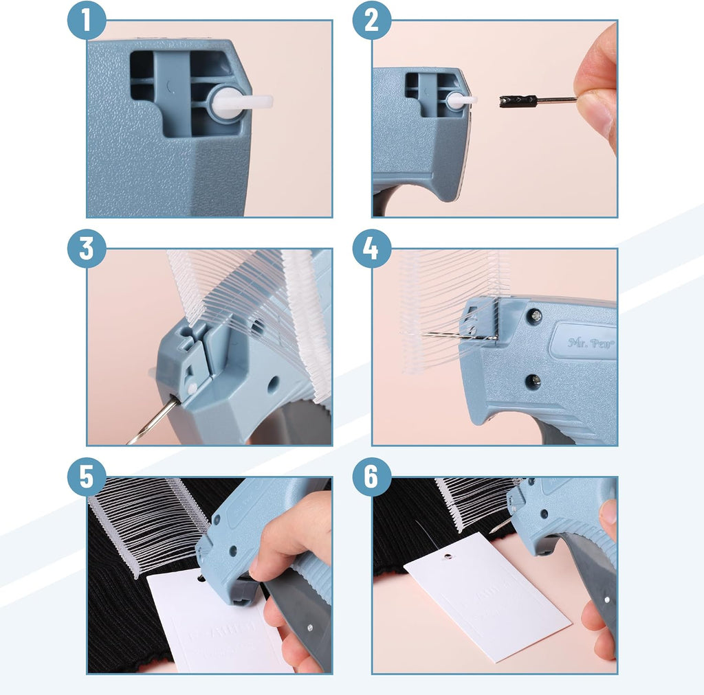 Price Tagging Gun, Hangtag Attacher with 1008 Barbs
