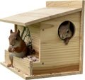 Squirrel House - 2in1 Front Feeder Squirrel Houses for Outside Nesting