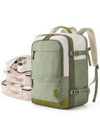 37L Expandable Travel Backpack Compression Carry On Daypack