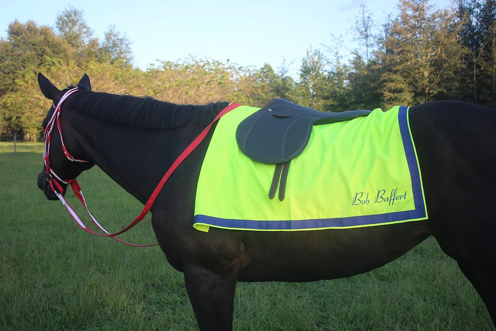 Custom Saddle Towel with Trim, Embroidered Saddle Pad for Horses