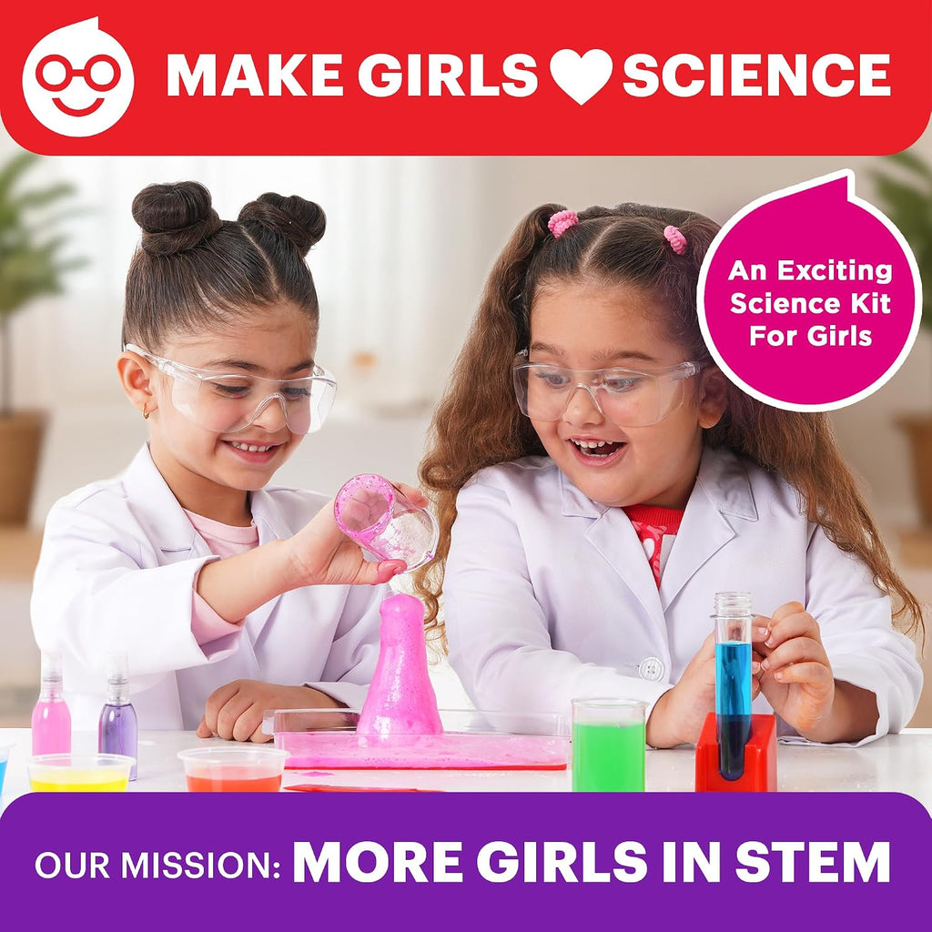 Girls' First Science Experiments Kit for Kids Ages 4+ | Birthday Gift Ideas for Girls 4, 5, 6, 7, 8 Year Olds