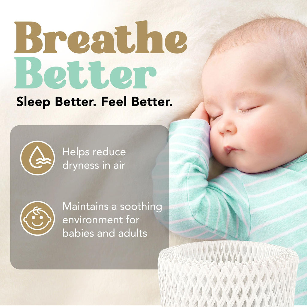 Humidifier Filter Compatible with Canopy Bedside Humidifier 4 Pk