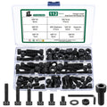 112 Pcs M8 Screws Set, M8 Bolts and Nuts Assortment Kit